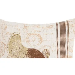 C&F Home 18" X 18" Thanksgiving Turkey Printed Throw Pillow