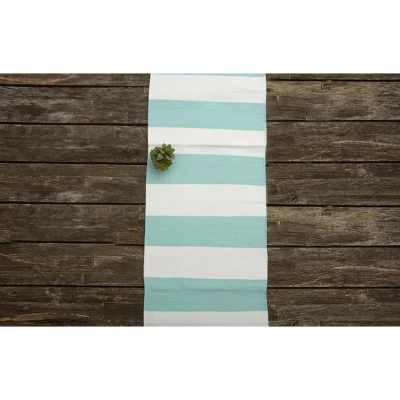 C&F Home Cabana Sky Blue Stripes Table Runner 14" X 72" 3 C&F Home Cabana Sky Blue Stripes Table Runner 14" X 72"