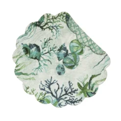 C&F Home Shorecrest Round Placemat, Set Of 6, 17" -C&F Home Shop GUEST 6a0e74bb c1ca 4175 9423 abaaa31f1289