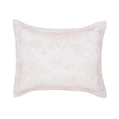 C&F Home 20" X 26" Camellia Taupe Cotton Standard Sham - Machine Washable 3 C&F Home 20" X 26" Camellia Taupe Cotton Standard Sham - Machine Washable