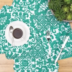 C&F Home Madison Aqua Cotton Reversible Napkin Set Of 6 -C&F Home Shop GUEST 6cbe57de aa70 4b2f acc8 0df4b0b45ecf 1