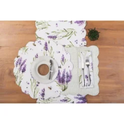 C&F Home Lavender Fields Reversible Machine Washable Round Scallop Quilt Placemats Set Of 6 13 C&F Home Lavender Fields Reversible Machine Washable Round Scallop Quilt Placemats Set Of 6 -C&F Home Shop GUEST 6dbab5b4 e800 448d 974b ac787d0fa40e