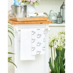 C&F Home Coffee Cups Embroidered Cotton Flour Sack Kitchen Towel -C&F Home Shop GUEST 6f0b046d 02da 4afb 9045 2eee869a26ef