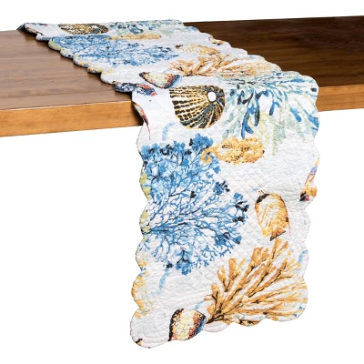 C&F Home Makena Beach Table Runner 14" X 51" 3 C&F Home Makena Beach Table Runner 14" X 51"