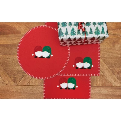 C&F Home Naughty Or Nice Gnome Felt Placemats Set Of 6, 12" X 18" 4 C&F Home Naughty Or Nice Gnome Felt Placemats Set Of 6, 12" X 18" - Image 2
