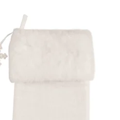 C&F Home 8.5" X 20" Fur Snowflake Christmas Stocking