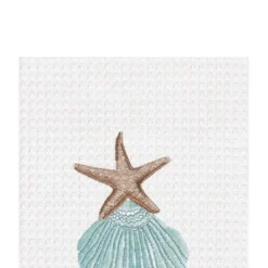 C&F Home 3 Scallop Shells Cotton Kitchen