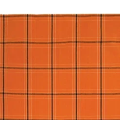 C&F Home Halloween Tavern Plaid Vintage Inspired 100% Cotton Woven Dishtowel