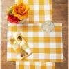 C&F Home Franklin Ochre Gingham Check Table Runner 13" X 72" 2 C&F Home Franklin Ochre Gingham Check Table Runner 13" X 72" -C&F Home Shop GUEST 77f140f5 3ff7 4b4d b3b1 f622d8a09455