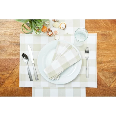 C&F Home Franklin Pebble Gingham Check Table Runner 13" X 72" 3 C&F Home Franklin Pebble Gingham Check Table Runner 13" X 72"