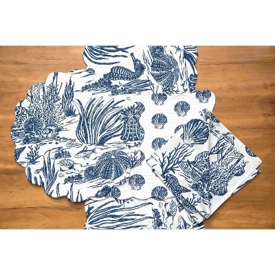 C&F Home Reef Shores Placemats Set Of 6, 13" X 19" 5 C&F Home Reef Shores Placemats Set Of 6, 13" X 19" - Image 3