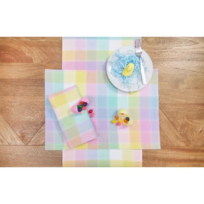 C&F Home Hana Color Block Plaid Table Runner 13" X 72" 6 C&F Home Hana Color Block Plaid Table Runner 13" X 72" - Image 4