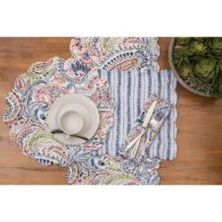 C&F Home Payton Paisley Placemats Set Of 6, 13" X 19" -C&F Home Shop GUEST 85d40b13 191a 47df b1c0 341b888be2aa