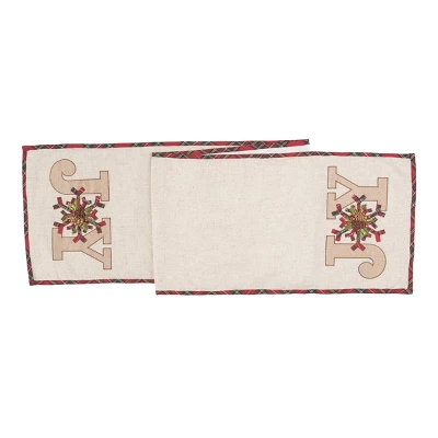 C&F Home Joy Embroidered Table Runner 14" X 72" 6 C&F Home Joy Embroidered Table Runner 14" X 72" - Image 4