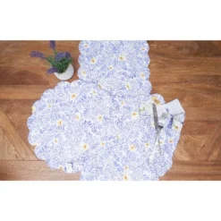 C&F Home Lovely Blues Scalloped Round Single Placemat Floral Design All Seasons, 17" -C&F Home Shop GUEST 8fb10350 92e6 49e1 b0f3 ac8342a883c7 5