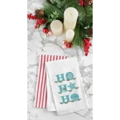 C&F Home Coastal HO HO HO Towel
