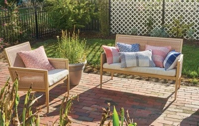 C&F Home Kim Harlequin Outdoor Throw Pillow, 18" X 18" 3 C&F Home Kim Harlequin Outdoor Throw Pillow, 18" X 18"