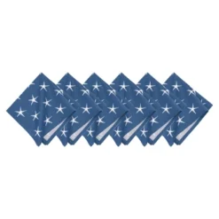 C&F Home Red White And Waves Cotton Patriotic Napkin Machine Washable Set Of 6 -C&F Home Shop GUEST 9293dede 3f1f 427e ab4f 4dd5c45ced61