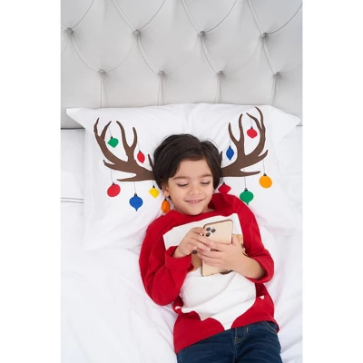 C&F Home 20" X 30" Reindeer Ornament Christmas Holiday Pillowcase 4 C&F Home 20" X 30" Reindeer Ornament Christmas Holiday Pillowcase - Image 2