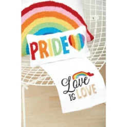 C&F Home 14" X 18" Rainbow Pride Hooked Pillow - Pride
