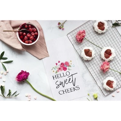 C&F Home Valentine's Day "Hello Sweet Cheeks" Embroidered Flour Sack Kitchen Dishtowel 5 C&F Home Valentine's Day "Hello Sweet Cheeks" Embroidered Flour Sack Kitchen Dishtowel - Image 3