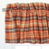 C&F Home Randall Plaid Cotton Brown Valance Window Treatment