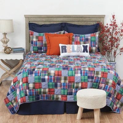 C&F Home Madras Plaid Standard Sham 4 C&F Home Madras Plaid Standard Sham - Image 2