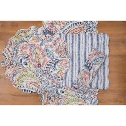 C&F Home Payton Paisley Placemats Set Of 6, 13" X 19" -C&F Home Shop GUEST 9cea0e07 8fc0 499c 9a90 571a189cb098