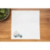 C&F Home Hippity Hoppity Easter Truck Single Embroidered Cloth Napkin