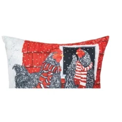 C&F Home Winter Chicken Indoor And Outdoor Throw Pillow