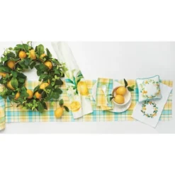 C&F Home Citrus Mist Plaid Table Runner 13" X 72" 8 C&F Home Citrus Mist Plaid Table Runner 13" X 72" -C&F Home Shop GUEST a2b29c6b 6158 4358 9d81 b63881ad6a4d