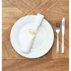 C&F Home Valentine's Day Gold Heart Napkin Rings Set Of 6 -C&F Home Shop GUEST a55a09bd d80a 4eae 8595 2dab88264ef8