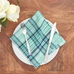 C&F Home McKinley Plaid Cloth Napkin Set 6 -C&F Home Shop GUEST a61554da fbda 4929 aa7a 7aec6833a1cf