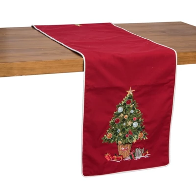 C&F Home Holiday Tree Table Runner 14" X 72" 3 C&F Home Holiday Tree Table Runner 14" X 72"