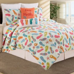 C&F Home Flip Flop Life Coastal Beach Theme Quilt Beach Mini Set -C&F Home Shop GUEST a64d0603 009b 475b a979 6839ad3005e7