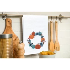 C&F Home Pumpkin Wreath Halloween Dishtowel -C&F Home Shop GUEST a718bd59 4c2f 46c6 a0ed 26dc2ef85755