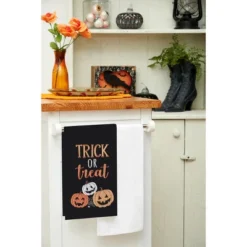 C&F Home Trick Or Treat Pumpkins Embroidered Woven Halloween Kitchen Towel -C&F Home Shop GUEST a9857ab1 7c02 4702 95bd d1fd80916272