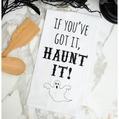 C&F Home If You've Got It, Haunt It Halloween Flour Sack Cotton Kitchen Towel 4 C&F Home If You've Got It, Haunt It Halloween Flour Sack Cotton Kitchen Towel - Image 2