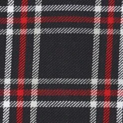 C&F Home 27' X 18" Poinsetta Plaid Woven Cotton Kitchen Dish Towel Red White And Black Plaid