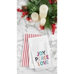 C&F Home JOY. PEACE. LOVE Towel