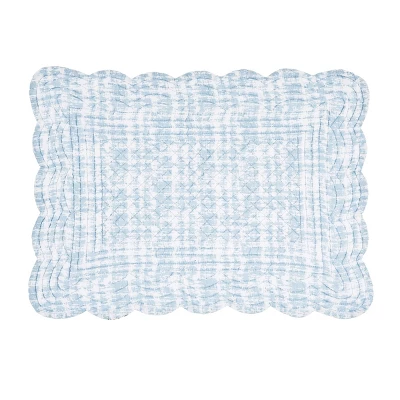 C&F Home Meraki Island Quilted Reversible Blue Coastal Placemats Set Of 6, 13" X 19" 5 C&F Home Meraki Island Quilted Reversible Blue Coastal Placemats Set Of 6, 13" X 19" - Image 3