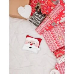 C&F Home 8" X 8" Happy Santa Hooked Petite Christmas Holiday Throw Pillow -C&F Home Shop GUEST b59c6177 693b 4614 9e74 5d47dc8ec42a