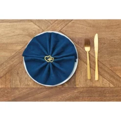 C&F Home Valentine's Day Gold Heart Napkin Rings Set Of 6 -C&F Home Shop GUEST b95e7215 7dd1 4bc9 bd87 249bfb82b87f