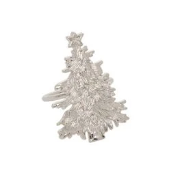 C&F Home Silver Christmas Tree Napkin Ring Set Of 4 -C&F Home Shop GUEST b96eab27 3e94 402b 8a43 d13a508a9e0c