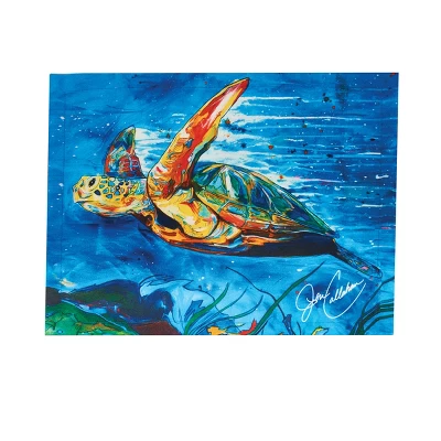 C&F Home Sea Turtle Printed Placemats Set Of 6, 13.5" X 19" 3 C&F Home Sea Turtle Printed Placemats Set Of 6, 13.5" X 19"