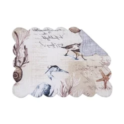 C&F Home Brunswick Island Placemats Set Of 6, 13" X 19"