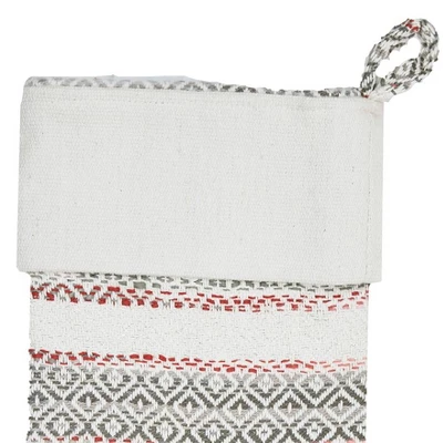 C&F Home 20" Cozy Nordic Red & Gray Hanging Large Christmas XMAS Stocking 4 C&F Home 20" Cozy Nordic Red & Gray Hanging Large Christmas XMAS Stocking - Image 2