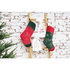C&F Home 8.5" X 20" Snowflake "Joy" Premium Christmas Stocking -C&F Home Shop GUEST bbdee031 ef5d 4e54 8733 3816cafe8402