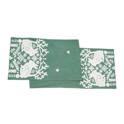 C&F Home Woodland Spring Bunny Table Runner 14" X 72" 4 C&F Home Woodland Spring Bunny Table Runner 14" X 72" - Image 2