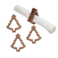 C&F Home Xmas Tree Wood Napkin Rings Set Of 4 -C&F Home Shop GUEST c8ea3510 7015 424c 9df2 849748e7c59b
